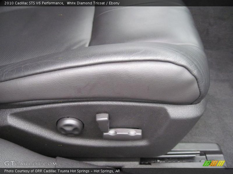 White Diamond Tricoat / Ebony 2010 Cadillac STS V6 Performance