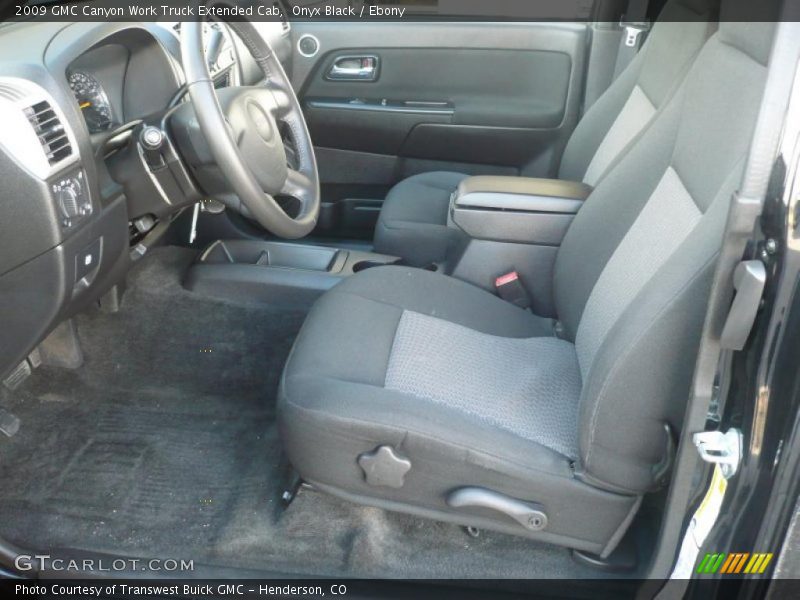 Onyx Black / Ebony 2009 GMC Canyon Work Truck Extended Cab