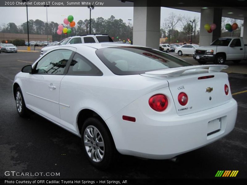 Summit White / Gray 2010 Chevrolet Cobalt LT Coupe