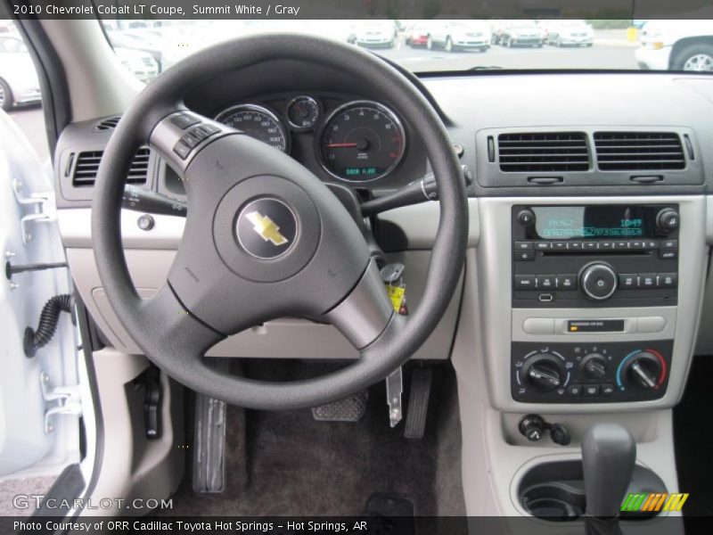 Summit White / Gray 2010 Chevrolet Cobalt LT Coupe