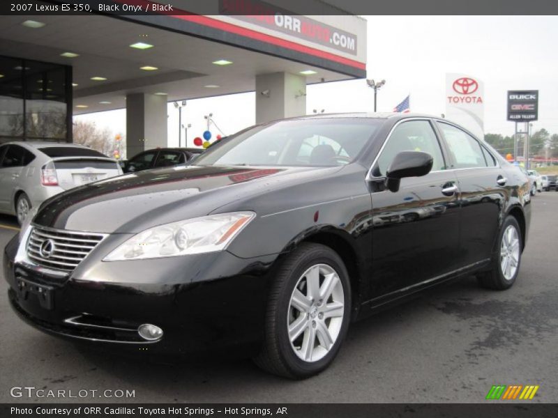 Black Onyx / Black 2007 Lexus ES 350