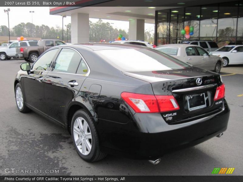 Black Onyx / Black 2007 Lexus ES 350