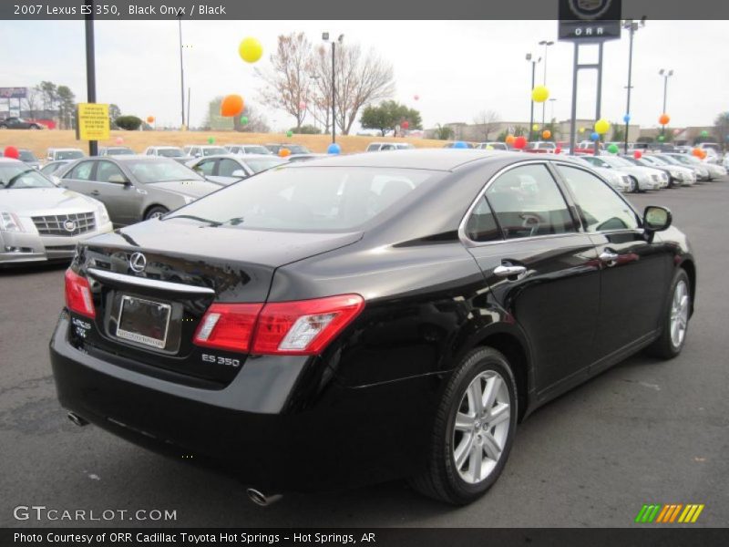 Black Onyx / Black 2007 Lexus ES 350