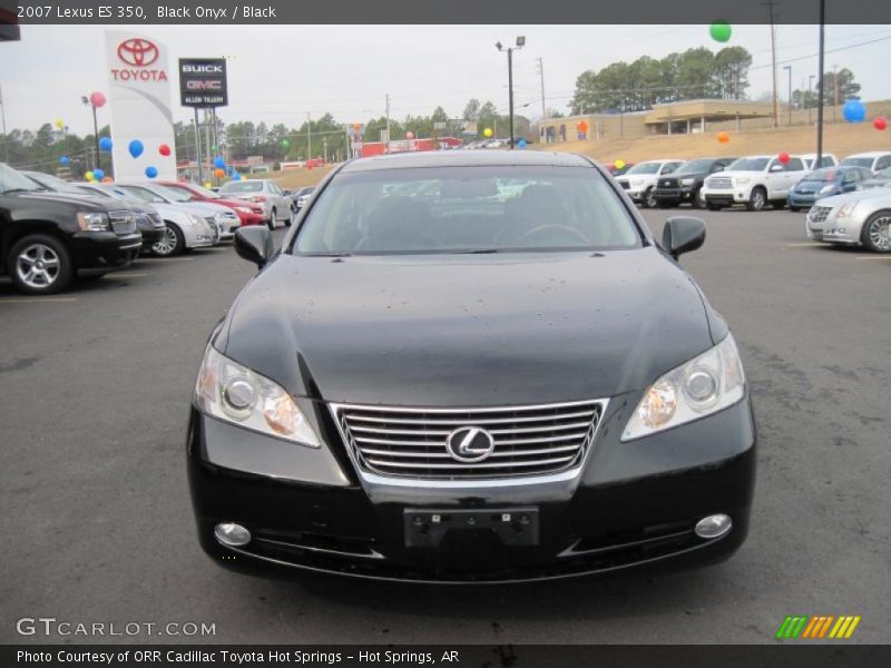 Black Onyx / Black 2007 Lexus ES 350