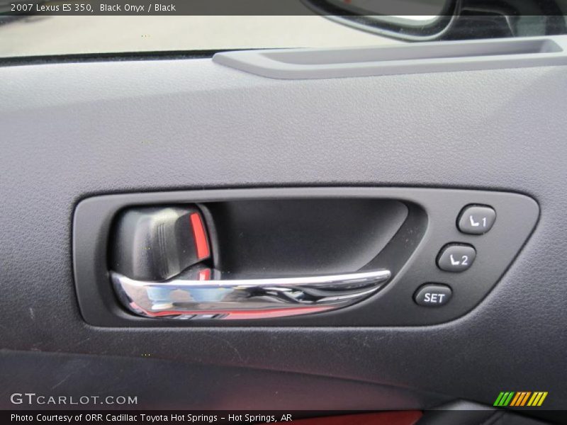 Black Onyx / Black 2007 Lexus ES 350