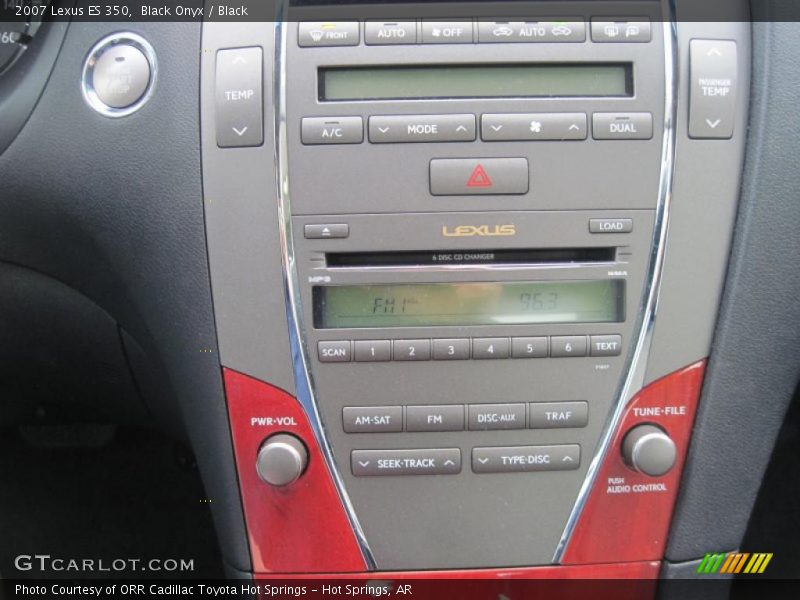 Black Onyx / Black 2007 Lexus ES 350