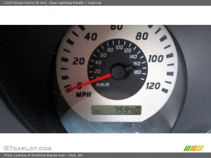 Silver Lightning Metallic / Charcoal 2004 Nissan Xterra XE 4x4