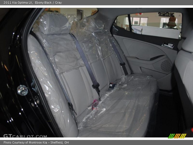 Ebony Black / Gray 2011 Kia Optima LX