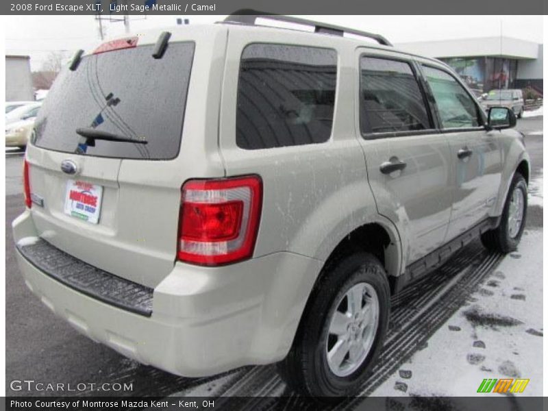 Light Sage Metallic / Camel 2008 Ford Escape XLT