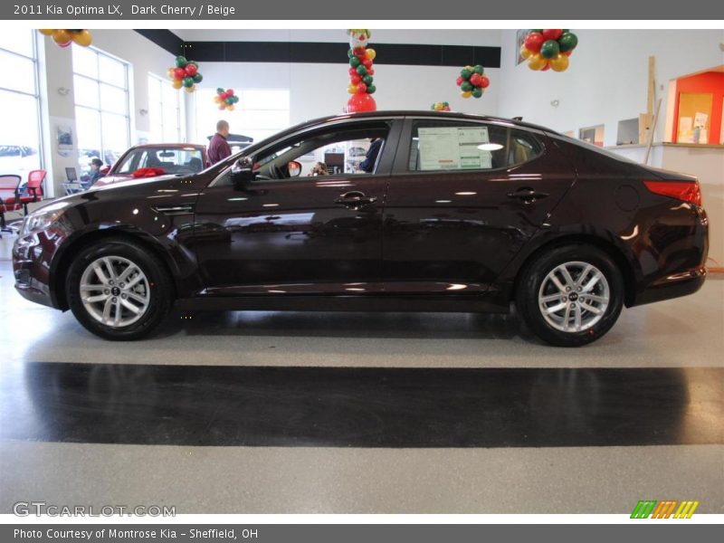 Dark Cherry / Beige 2011 Kia Optima LX