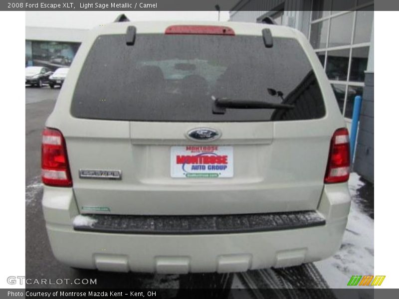 Light Sage Metallic / Camel 2008 Ford Escape XLT