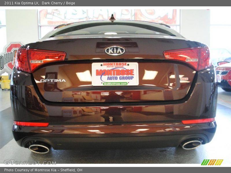 Dark Cherry / Beige 2011 Kia Optima LX