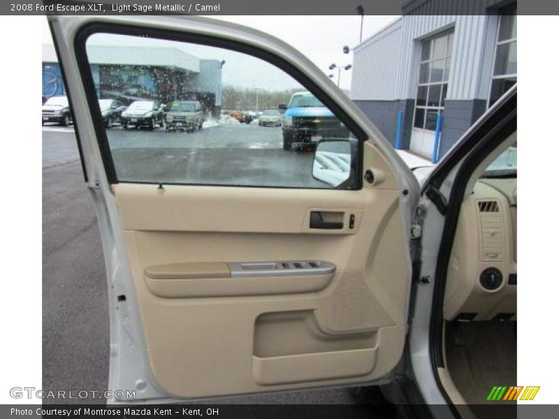 Light Sage Metallic / Camel 2008 Ford Escape XLT