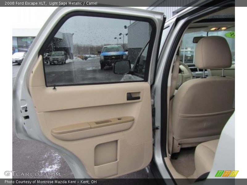 Light Sage Metallic / Camel 2008 Ford Escape XLT