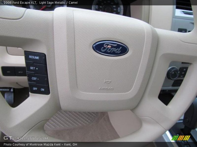 Light Sage Metallic / Camel 2008 Ford Escape XLT