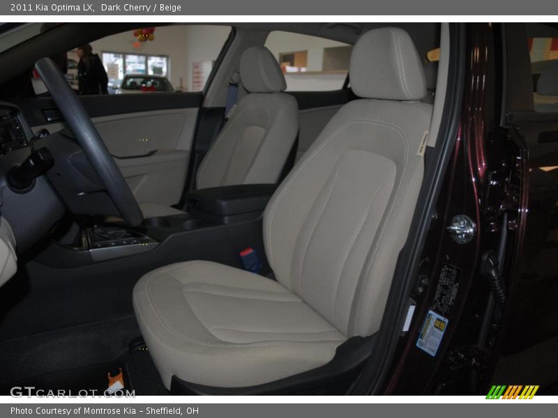Dark Cherry / Beige 2011 Kia Optima LX
