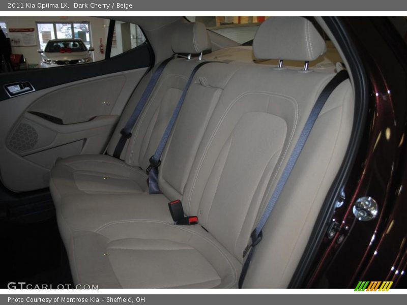 Dark Cherry / Beige 2011 Kia Optima LX