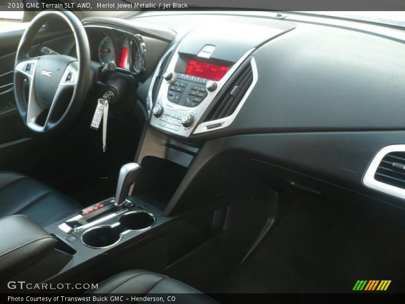 Merlot Jewel Metallic / Jet Black 2010 GMC Terrain SLT AWD