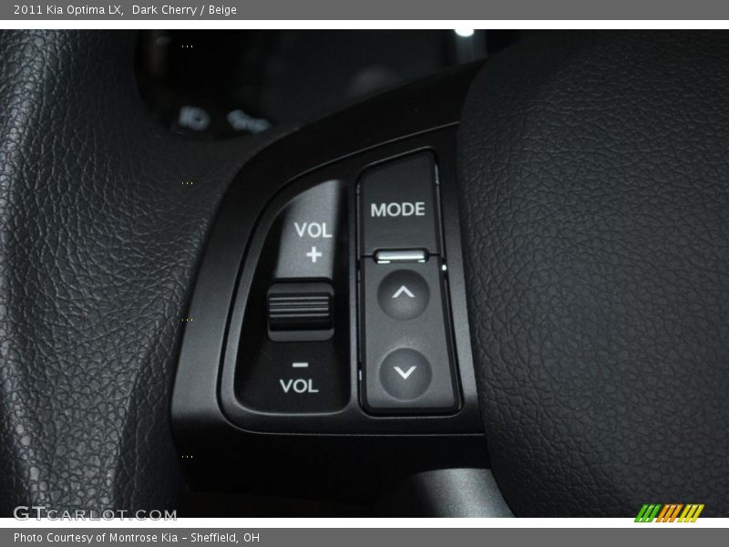 Dark Cherry / Beige 2011 Kia Optima LX