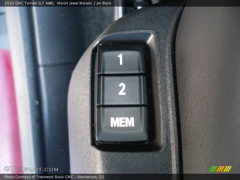 Merlot Jewel Metallic / Jet Black 2010 GMC Terrain SLT AWD