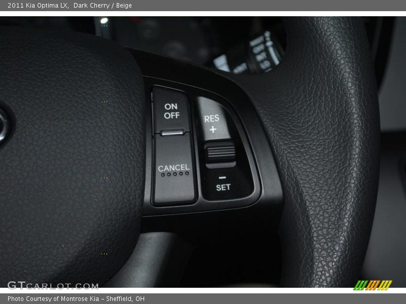 Dark Cherry / Beige 2011 Kia Optima LX