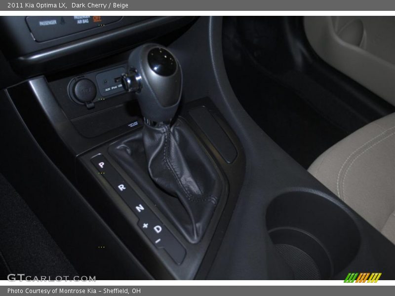 Dark Cherry / Beige 2011 Kia Optima LX