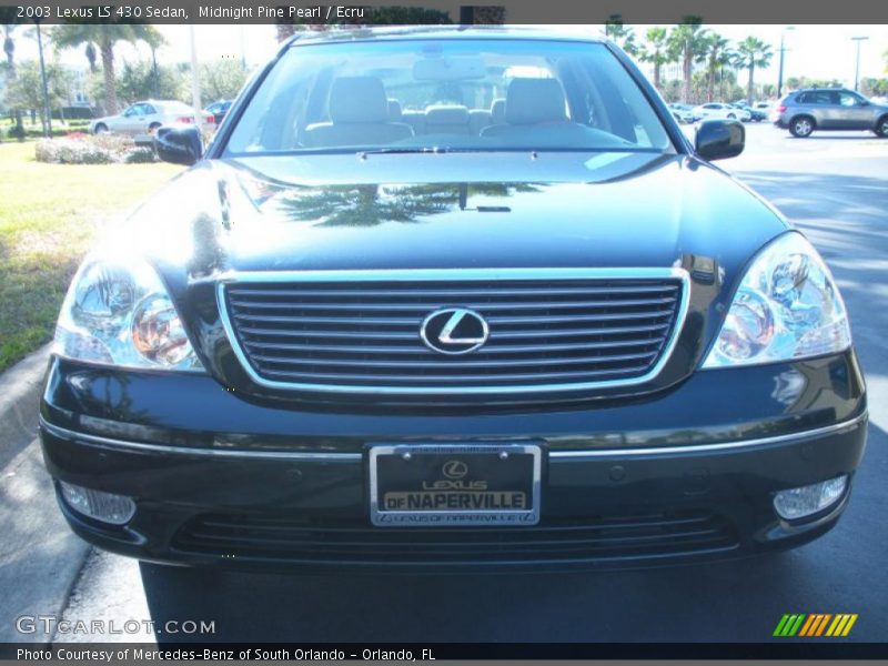 Midnight Pine Pearl / Ecru 2003 Lexus LS 430 Sedan