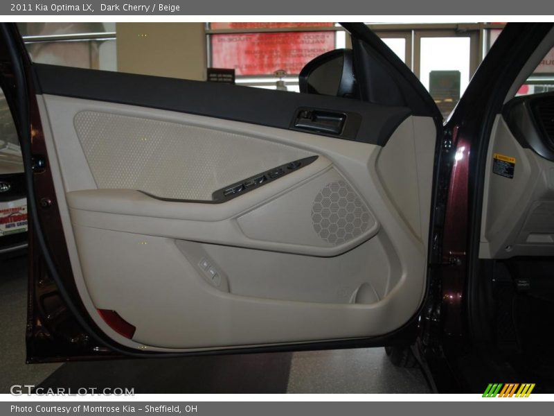 Dark Cherry / Beige 2011 Kia Optima LX
