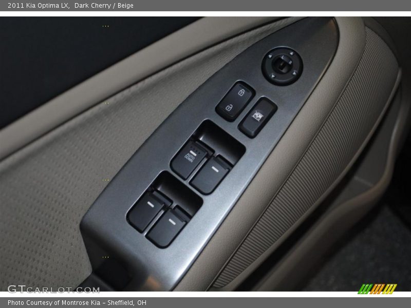 Dark Cherry / Beige 2011 Kia Optima LX