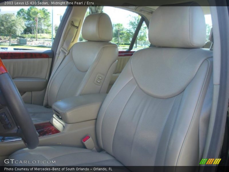 Midnight Pine Pearl / Ecru 2003 Lexus LS 430 Sedan
