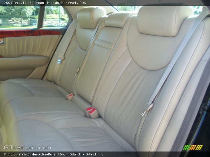 Midnight Pine Pearl / Ecru 2003 Lexus LS 430 Sedan