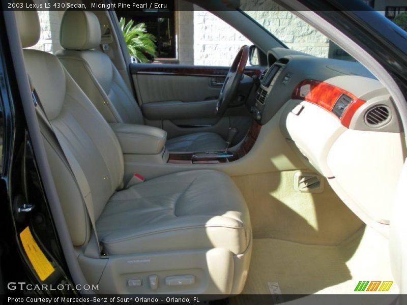 Midnight Pine Pearl / Ecru 2003 Lexus LS 430 Sedan