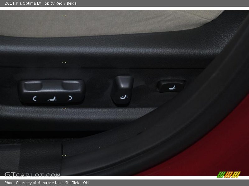 Spicy Red / Beige 2011 Kia Optima LX