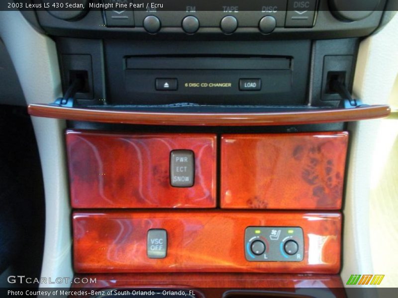 Midnight Pine Pearl / Ecru 2003 Lexus LS 430 Sedan