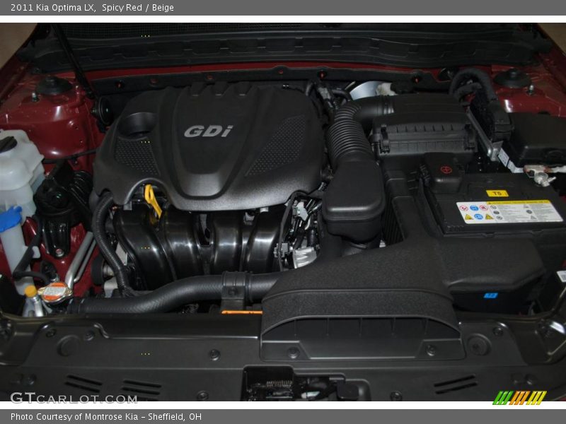 Spicy Red / Beige 2011 Kia Optima LX