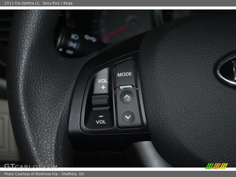 Spicy Red / Beige 2011 Kia Optima LX