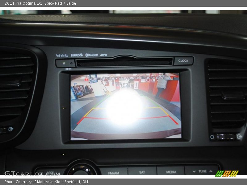 Spicy Red / Beige 2011 Kia Optima LX