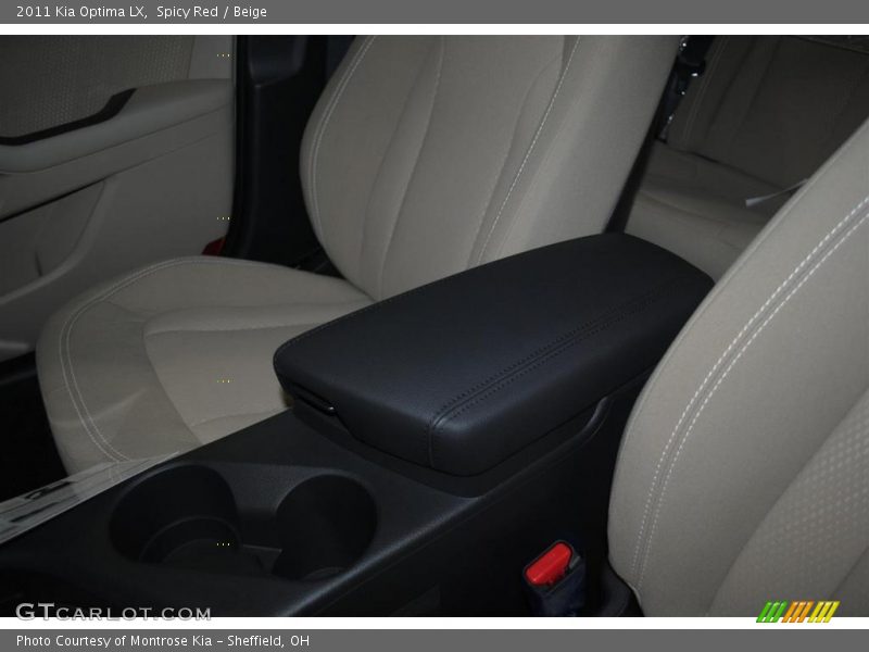 Spicy Red / Beige 2011 Kia Optima LX
