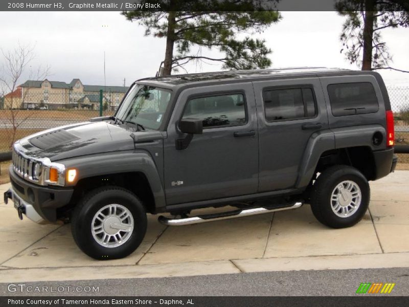 Graphite Metallic / Ebony Black 2008 Hummer H3