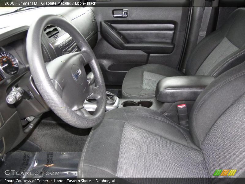 Graphite Metallic / Ebony Black 2008 Hummer H3