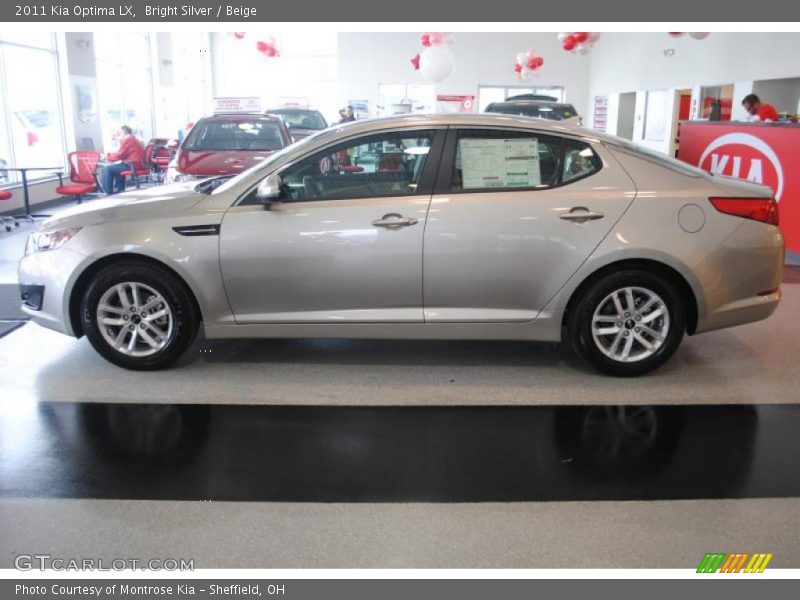 Bright Silver / Beige 2011 Kia Optima LX