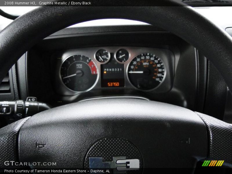 Graphite Metallic / Ebony Black 2008 Hummer H3