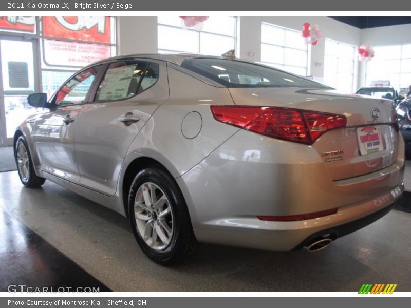 Bright Silver / Beige 2011 Kia Optima LX