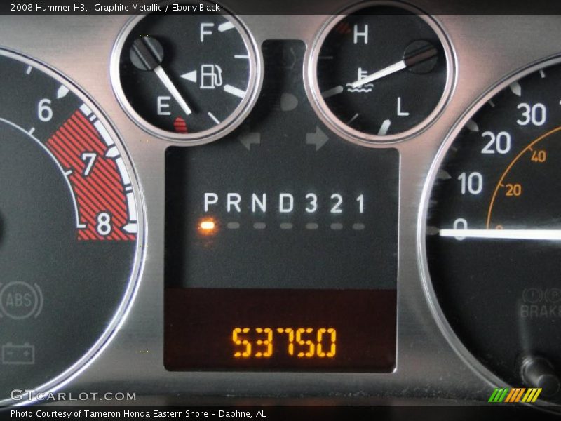 Graphite Metallic / Ebony Black 2008 Hummer H3