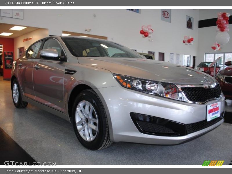 Bright Silver / Beige 2011 Kia Optima LX