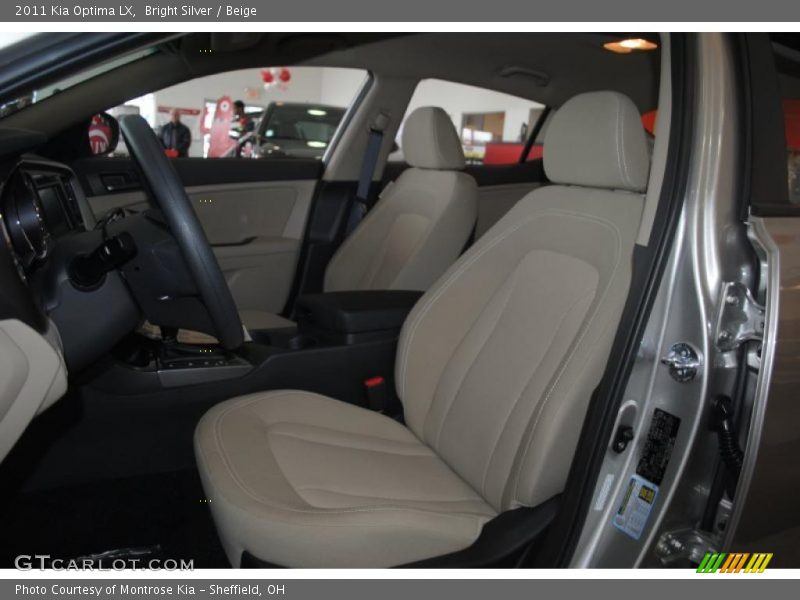 Bright Silver / Beige 2011 Kia Optima LX