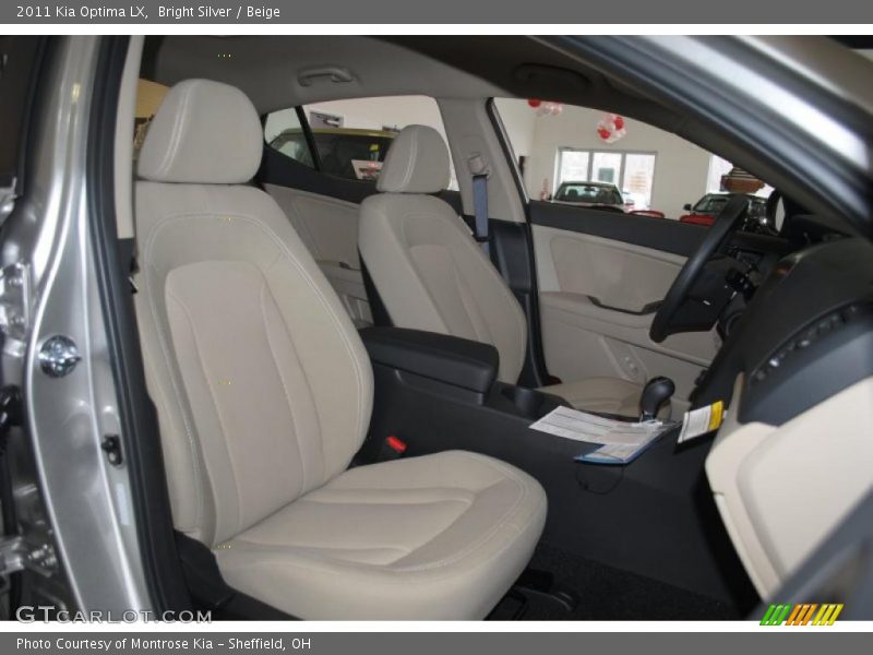 Bright Silver / Beige 2011 Kia Optima LX