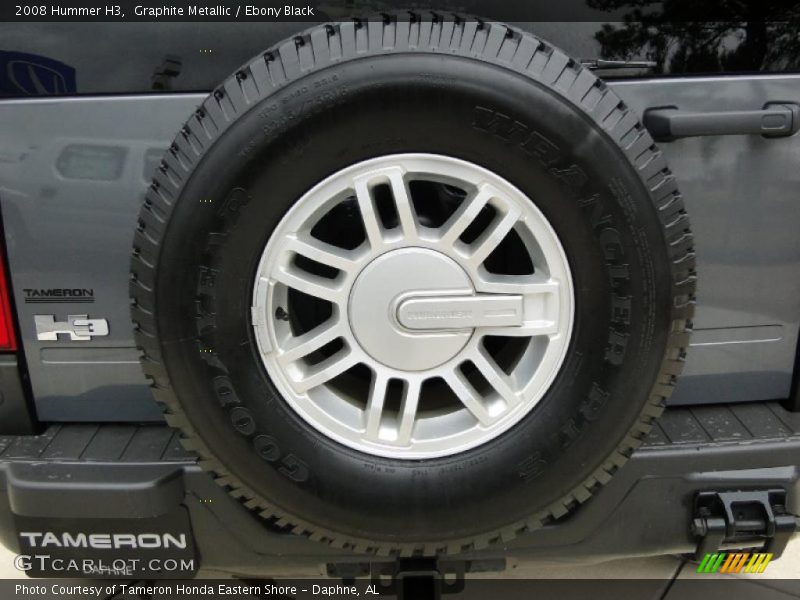 Graphite Metallic / Ebony Black 2008 Hummer H3