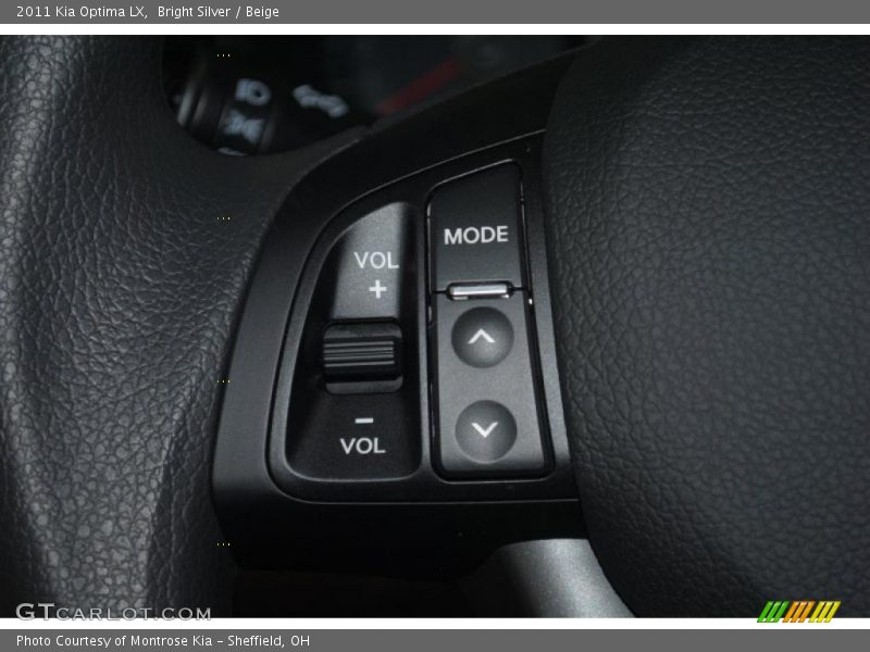 Bright Silver / Beige 2011 Kia Optima LX