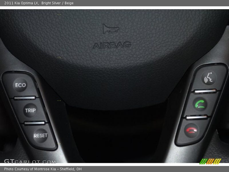 Bright Silver / Beige 2011 Kia Optima LX